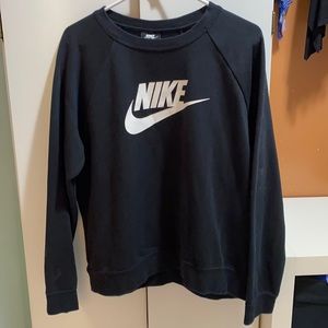 Black Nike crewneck